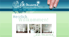 Desktop Screenshot of nagelstudio-le-mani.de